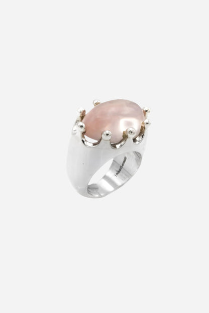 Rose Quartz Ring - Inaya Jewelry