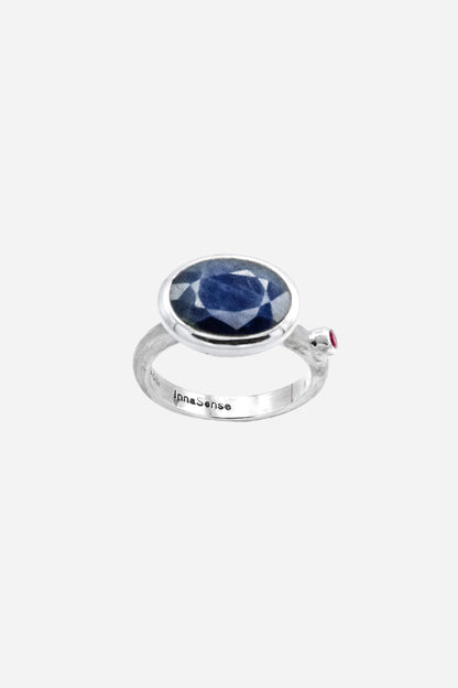 Sapphire & Ruby Ring - Inaya Jewelry