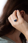Sapphire & Ruby Ring - Inaya Jewelry