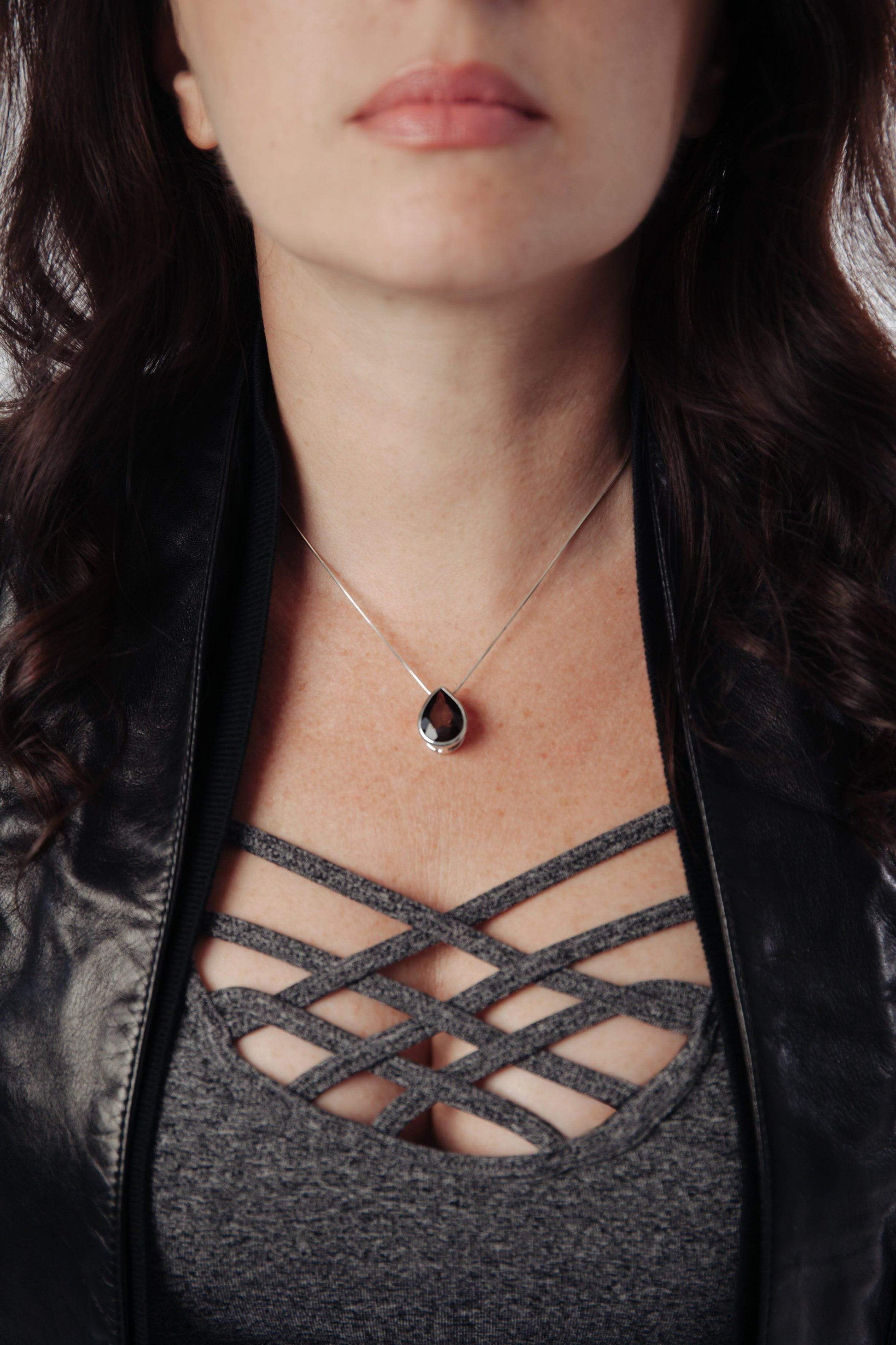 Smoky Topaz Pendant - Inaya Jewelry