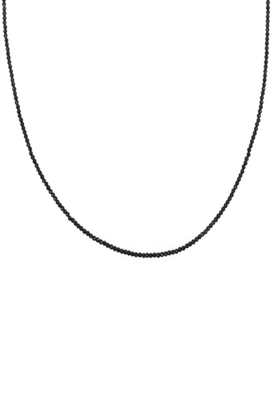 Black Spinel Necklace - Inaya Jewelry