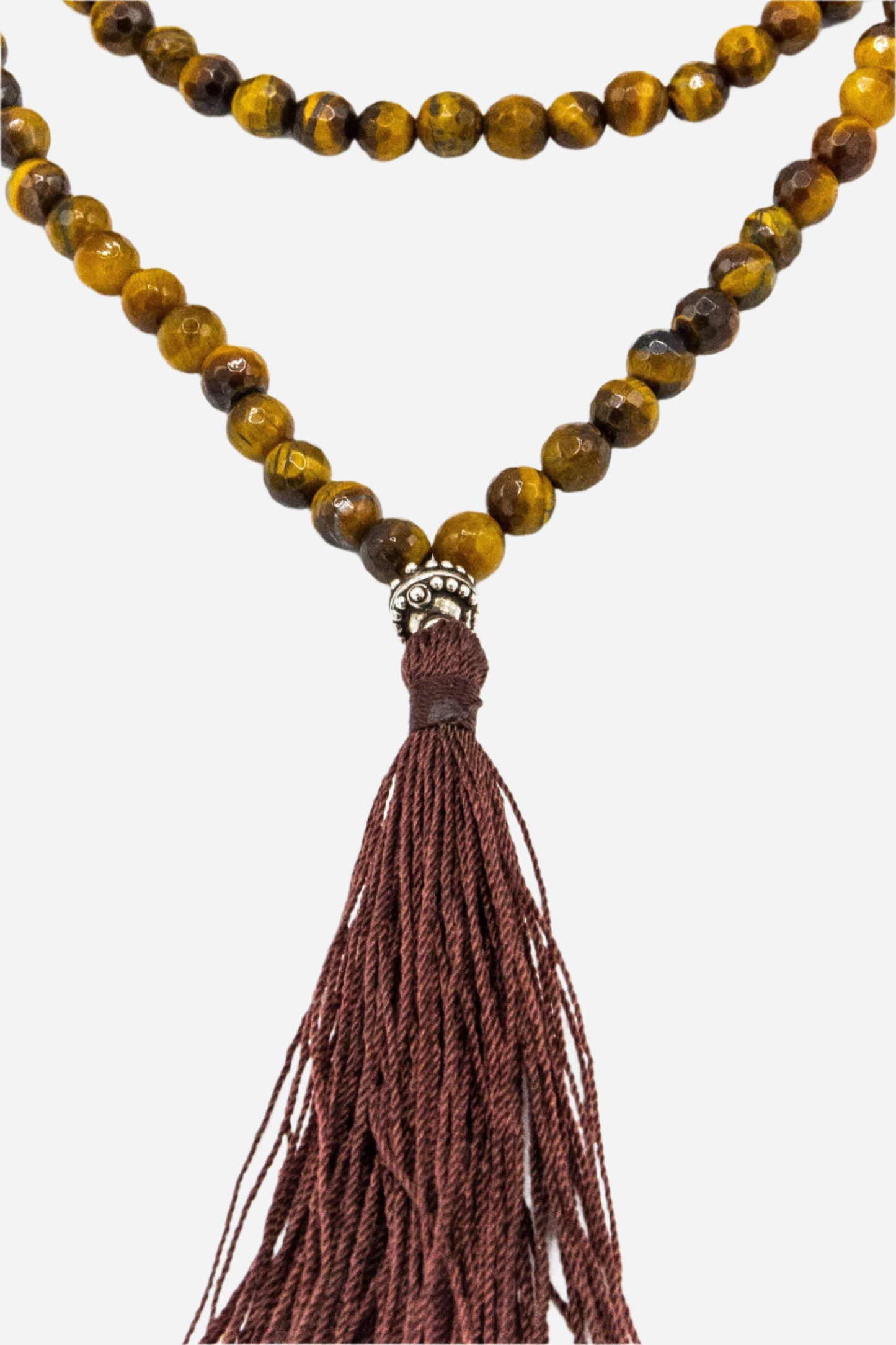 Tigers Eye Mala Necklace - Inaya Jewelry