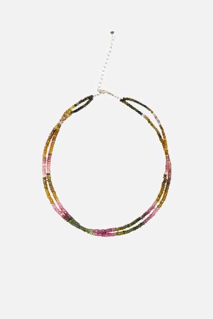 Watermelon Tourmaline Necklace - Inaya Jewelry