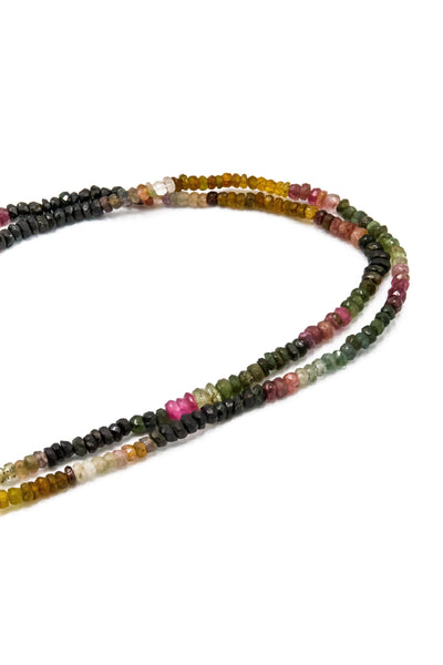 Color Symphony Tourmalines Lariat Necklace - Inaya Jewelry